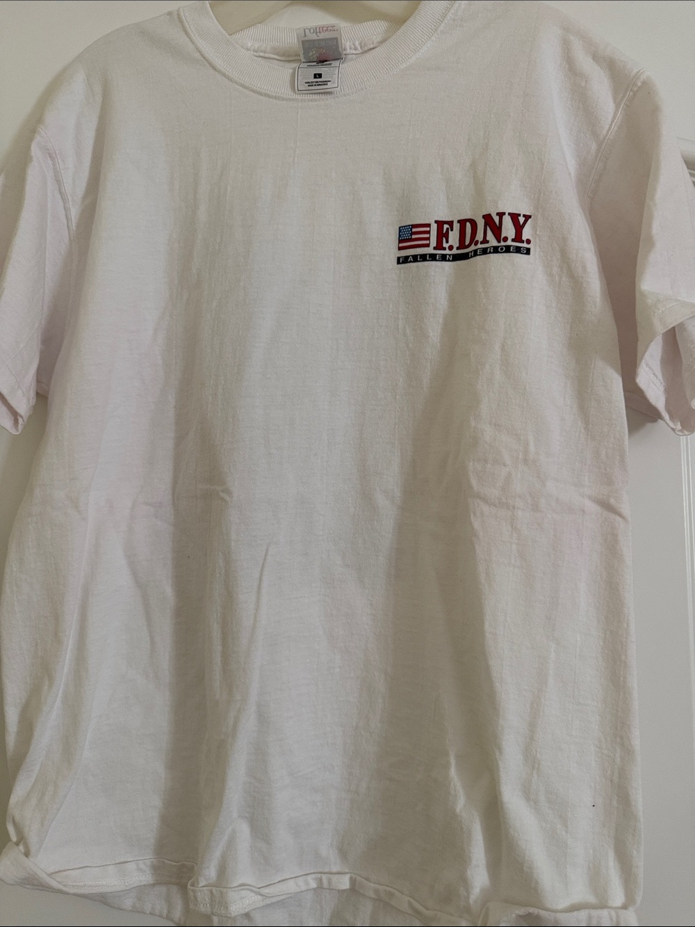 FDNY Fallen Heroes Memorial White Short-Sleeve Tee
